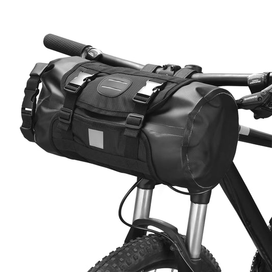 Large Capacity Waterproof Bike Handlebar Bag Front Bicycle Dry Pack Cycle Front Storage Bag for Road Bike MTB Mountain Bike