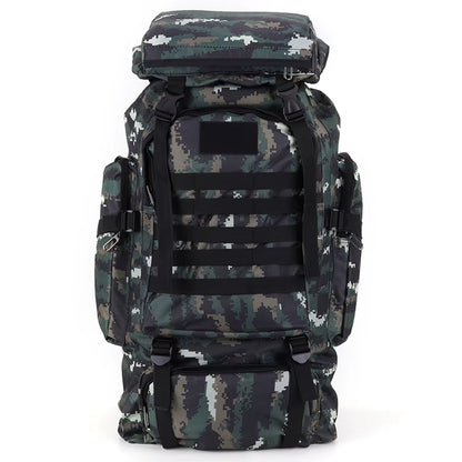80L Mountaineering Backpack 600D Oxford Cloth Climbing Backpack Wear-Resistant Mountain Climbing Rucksack for Outdoor Sports