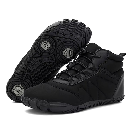 Barefoot Shoes Non-Slip Minimalist Barefoot Trainers Waterproof Warm Lined Booties for Hiking