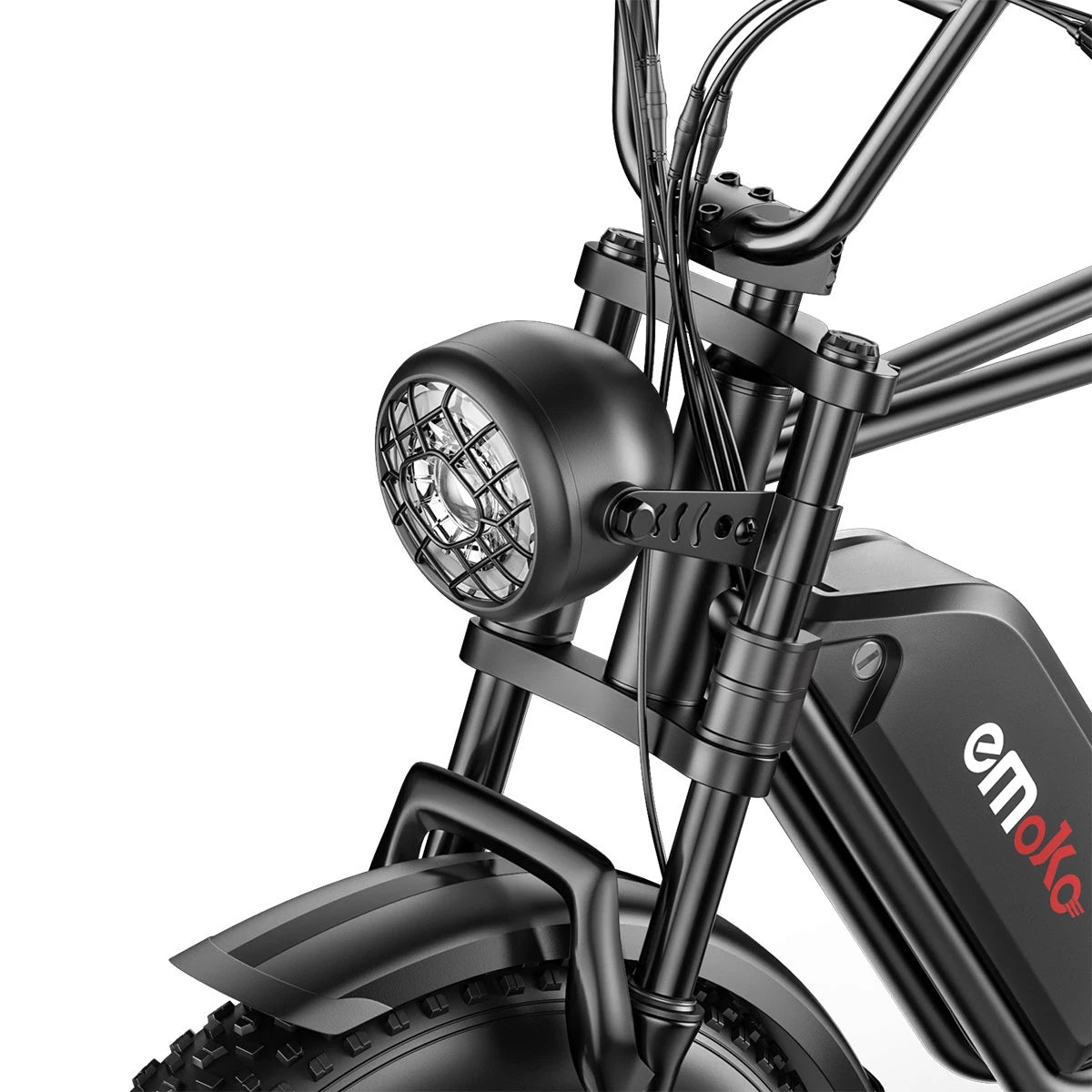 Powerful C91 48V 17.5Ah 1000W Electric Bicycle - 50-70KM Range, 150KG Load Capacity, 20" x 4" Tires
