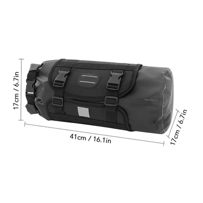 Large Capacity Waterproof Bike Handlebar Bag Front Bicycle Dry Pack Cycle Front Storage Bag for Road Bike MTB Mountain Bike